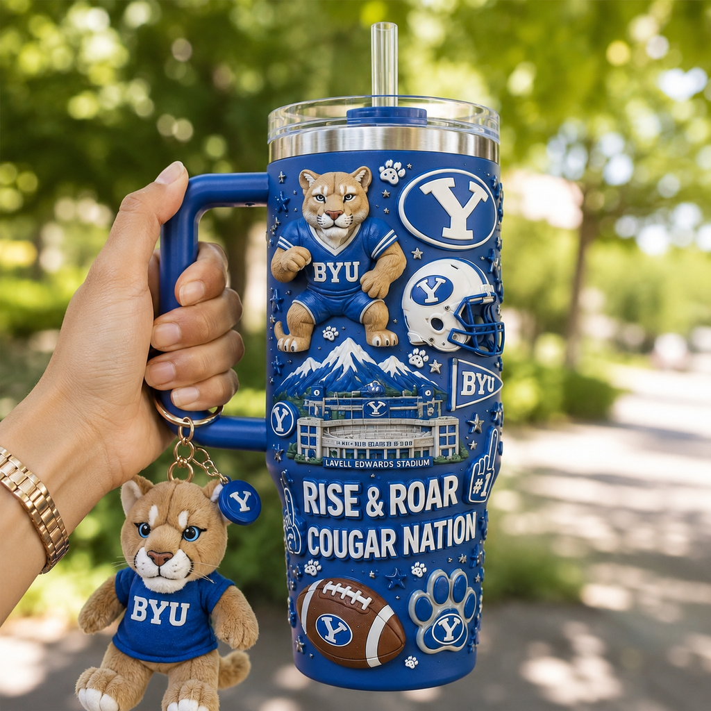 BYU 40oz Tumbler With Handle HTTT