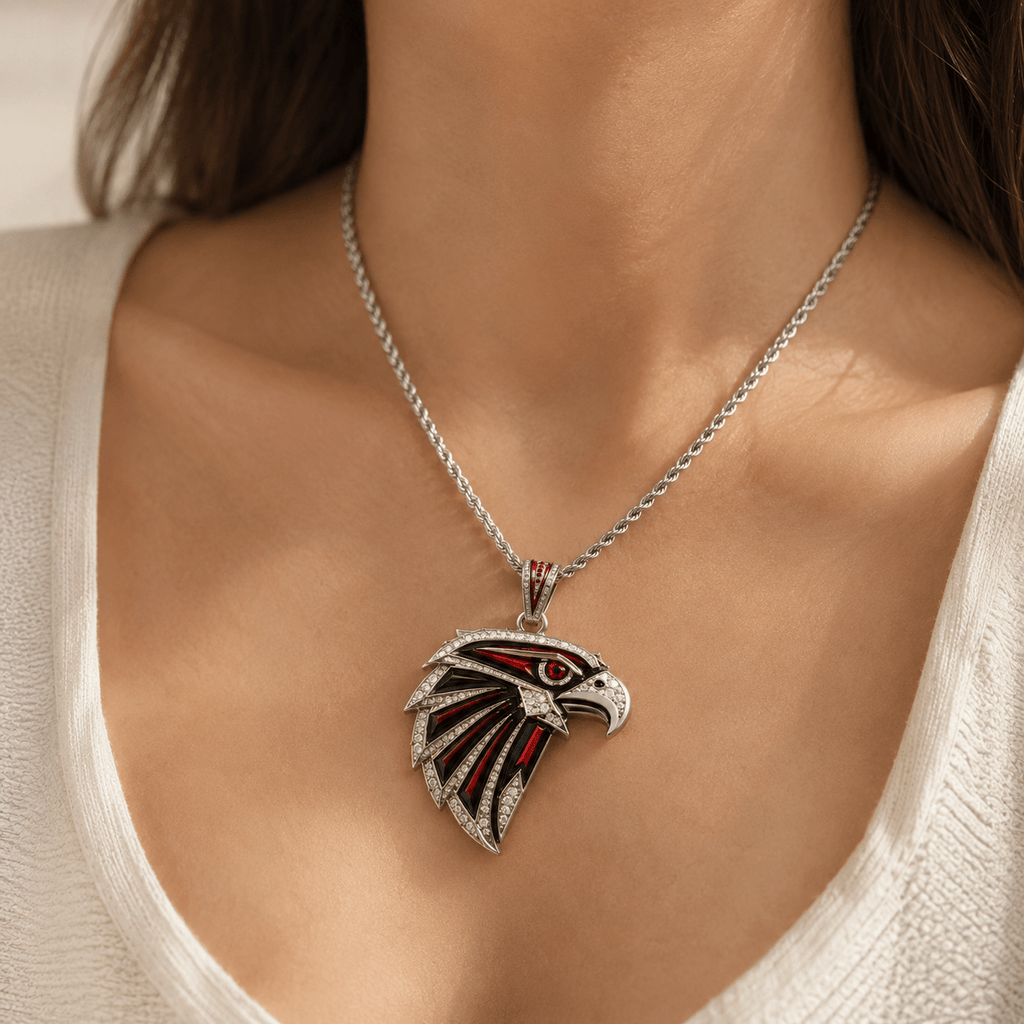 ATF Solid Silver Chain with Diamond Pendant PDL