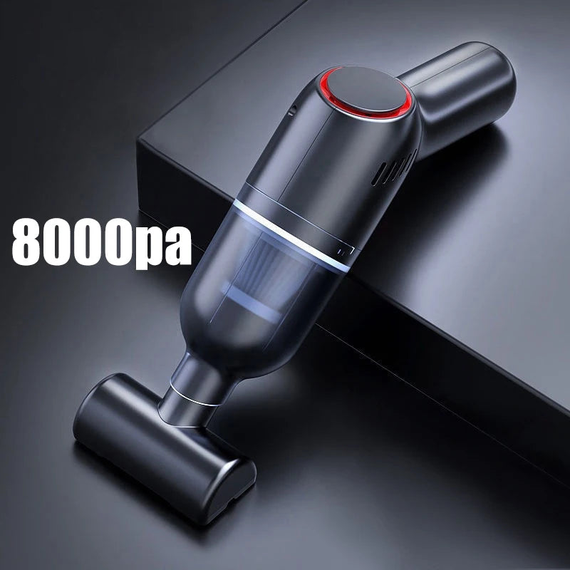 Wireless Car Vacuum Cleaner Cordless Handheld Auto Vacuum Home & Car Dual Use Mini Vacuum Cleaner With Built-in Battrery 8000Pa