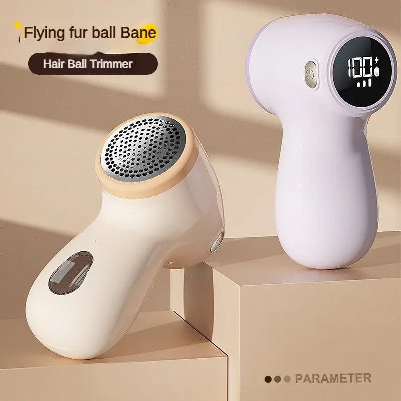 Electric Hair Remover LED Digital Display Portable USB Charging Brush Household Clothing Shaver Rechargeable Hair Ball Trimmer